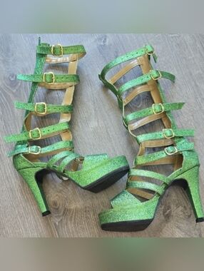 Brazilian Samba Knee High Dance Heels